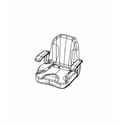 Gravely 2018 ZXT Seat OEM #05176200