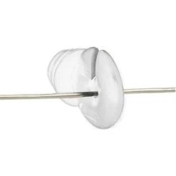 Gallagher Wood Post Screw-in Ring Insulator – White #G667