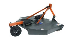 KIC02 KIOTI CK3520 Tractor Bundle -SAFFORD EQUIPMENT 1200 series grey with orange trim 2