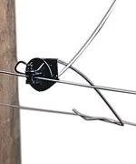 GallagherWire Mount Pinlock Wire Offset 12″ – Black #G659034