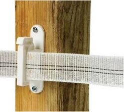 Gallagher HD Wood Post Tape Insulator – White #G668144