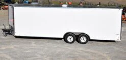 CY226 Cynergy 8.5×20 Enclosed Trailer TA 7K White