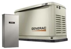 Generac Guardian 24KW Home Standby Generator W/ Wi-Fi & 200ASE Transfer Switch & Gen Pad