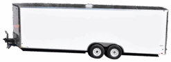 CY228 Cynergy 8.5×20 Enclosed Trailer TA 14K White