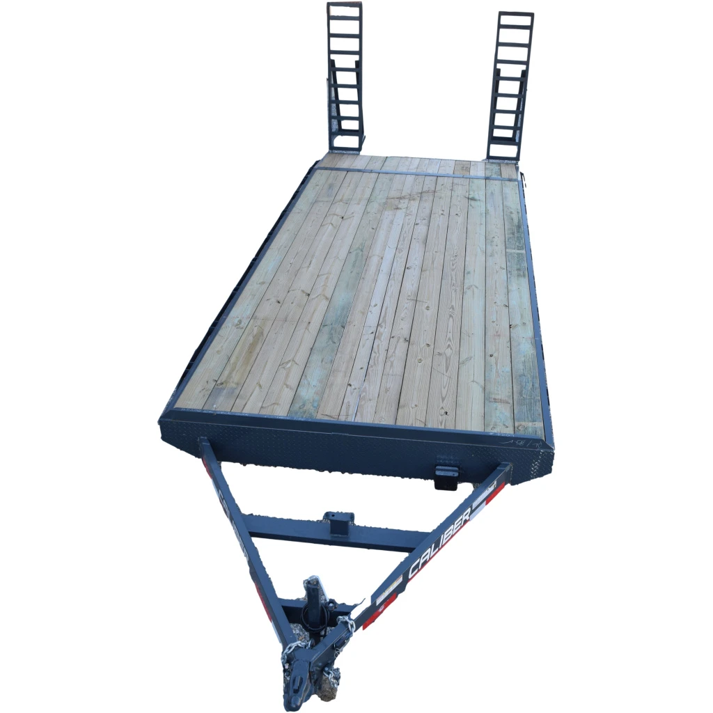 CA301 Caliber 8×20 Deckover Trailer 10k W/ Dove Tail 3 CA301 Caliber 8×20 Deckover Trailer 10k W/ Dove Tail