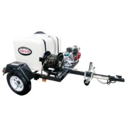 Simpson Professional 3200PSI (Gas-Coldwater) Pressure Washer Trailer W/ CAT Pump+Honda GX200 Engine