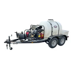 Simpson Super Brute Professional 3500 PSI (Gas-Hot Water) Pressure Washer Trailer #95122