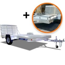 GH4135 Gravely Mower Bundle – ZT X 52 Zero Turn 150BT Blower 7810ESA Mission Trailer 13 GH4135 Gravely Mower Bundle – ZT X 52 Zero Turn 150BT Blower 7810ESA Mission Trailer -SAFFORD EQUIPMENT ALUMA 7812ESA WITH RAILS 1