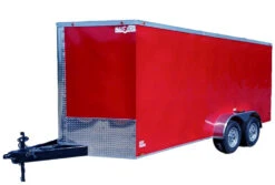 CY223 Cynergy 7×16 Enclosed Trailer TA Brandy Wine