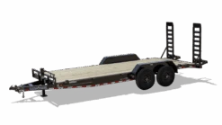 LT605 Load Trail 7X20 Car Hauler 14K W/ Fold Ramps