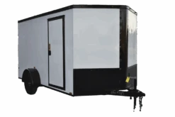 CY213 Cynergy 7×12 Enclosed Trailer SA White Blackout