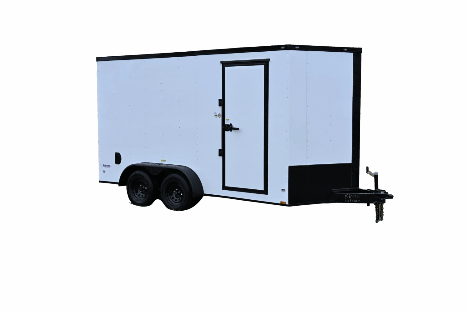 FR255 Freedom 7×14 Enclosed Trailer TA White Blackout 84″ 3 FR255 Freedom 7×14 Enclosed Trailer TA White Blackout 84″