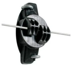 Gallagher HD Wood Post Wide Jaw Claw Insulator – Black #G676044