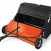 Husqvarna 42″ Lawn Sweeper With Spiral Brush #529756001 2 Husqvarna 42″ Lawn Sweeper With Spiral Brush #529756001 -SAFFORD EQUIPMENT Husqvarna 42in Lawn Sweeper with Spiral Brush