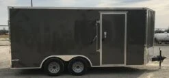 CY221 Cynergy 7×16 Enclosed Trailer TA Charcoal