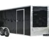 QC254 Quality 8.5×20 Enclosed Trailer TA 10K Black
