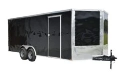QC254 Quality 8.5×20 Enclosed Trailer TA 10K Black