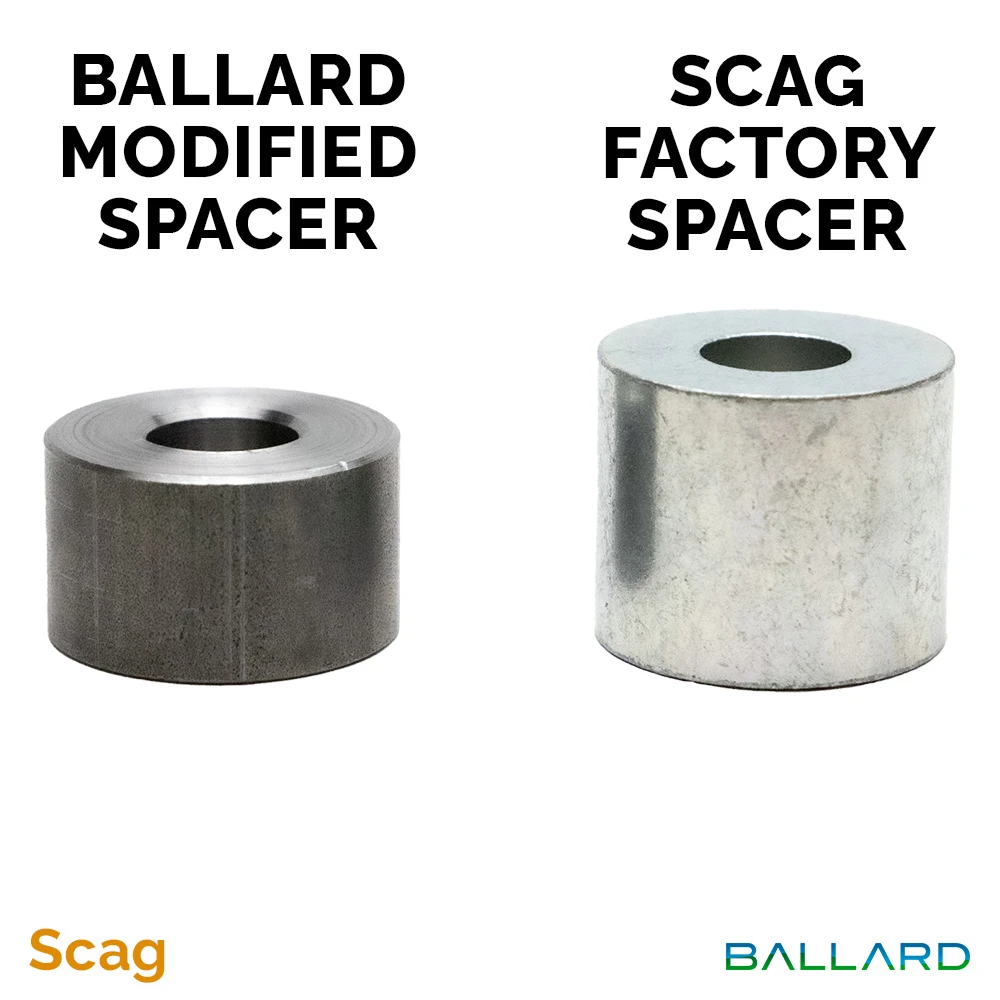 Ballard Scag X-Blade Spindle Spacer 3-PK #SCAG3 3 Ballard Scag X-Blade Spindle Spacer 3-PK #SCAG3