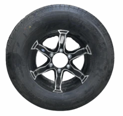 Aluma 15″ Black Liger Wheel And Tire #60-0001403