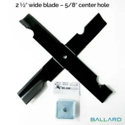 Ballard X-Blade Adapter Kit 5/8″ Center Hole 3-PK (1 Mower) #XB3-1