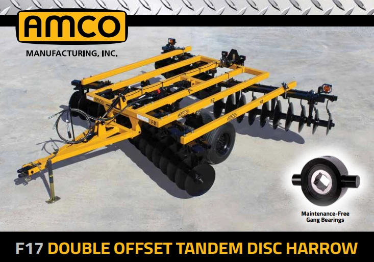 AMCO F17-3422 Tandem Disc Harrow 12′ 3 AMCO F17-3422 Tandem Disc Harrow 12′