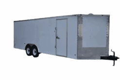 CY231 Cynergy 8.5×24 Enclosed Trailer TA 14K White