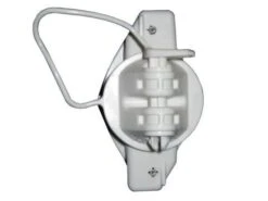 Gallagher HD Wood Post Pinlock Insulator – White #G687144