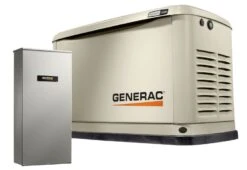 HSB3 GENERAC Guardian 14KW Home Standby Generator W/WiFi + 200ASE Transfer Switch + GenPad