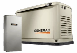 HSB2 GENERAC Guardian 18kW Home Standby Generator W/WiFi + 200ASE Transfer Switch + GenPad