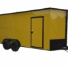 CY222 Cynergy 7×16 Enclosed Trailer TA Yellow Blackout 84″