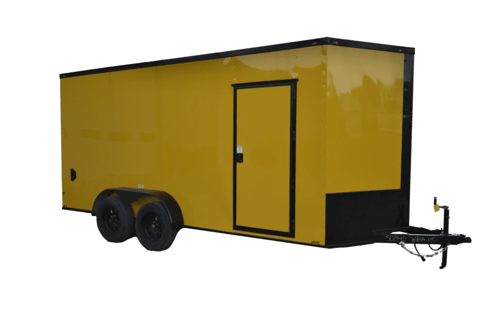 CY222 Cynergy 7×16 Enclosed Trailer TA Yellow Blackout 84″ 3 CY222 Cynergy 7×16 Enclosed Trailer TA Yellow Blackout 84″