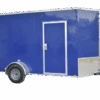 QC235 Quality 6×12 Enclosed Trailer SA Blue 84″
