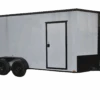 QC253 Quality 7×16 Enclosed Trailer TA White Blackout 84″ 1 QC253 Quality 7×16 Enclosed Trailer TA White Blackout 84″ -SAFFORD EQUIPMENT qc253